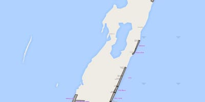 Peta ambar caye Belize